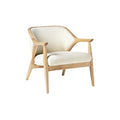 "Modern Cozy Armchair with Wood Frame"