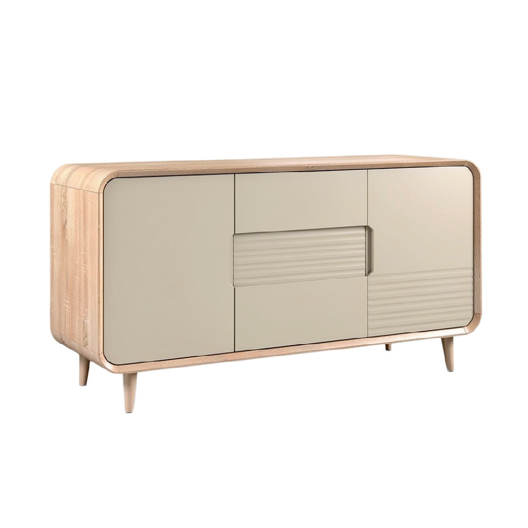 Stylish Modern Wooden Sideboard with Minimalist Design