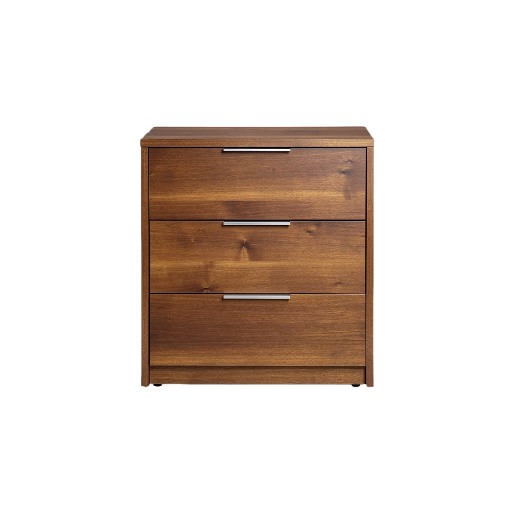 Modern Wooden Chest of Drawers with Three Spacious Drawers